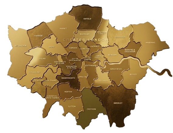 Greater London Borough Map Breakdown